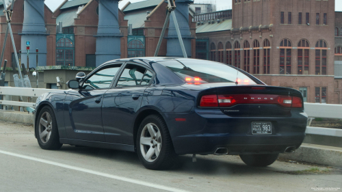 Additional photo  of Rhode Island State Police
                    Cruiser 983, a 2013 Dodge Charger                     taken by Kieran Egan