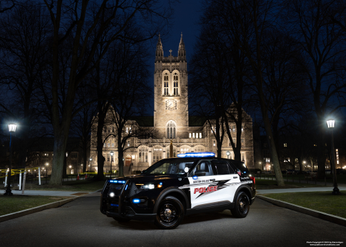 Additional photo  of Boston College Police
                    Cruiser 419, a 2022 Ford Police Interceptor Utility Hybrid                     taken by Kieran Egan