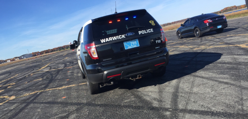 Additional photo  of Warwick Police
                    Cruiser T-19, a 2013-2015 Ford Police Interceptor Utility                     taken by @riemergencyvehicles