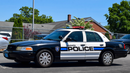 Additional photo  of Warwick Police
                    Cruiser P-13, a 2009-2011 Ford Crown Victoria Police Interceptor                     taken by @riemergencyvehicles