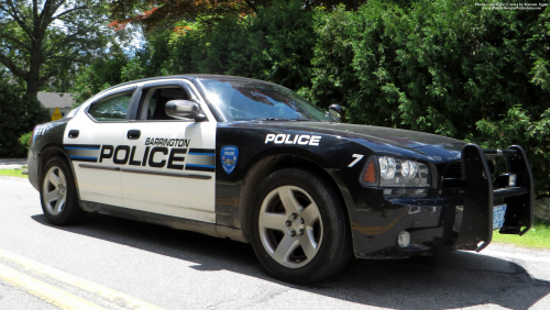 Additional photo  of Barrington Police
                    Car 7, a 2009 Dodge Charger                     taken by @riemergencyvehicles