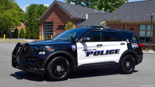 Additional photo  of Cumberland Police
                    Cruiser 416, a 2021 Ford Police Interceptor Utility                     taken by Kieran Egan