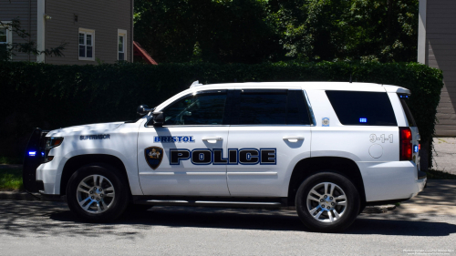 Additional photo  of Bristol Police
                    Cruiser 105, a 2016 Chevrolet Tahoe                     taken by Kieran Egan