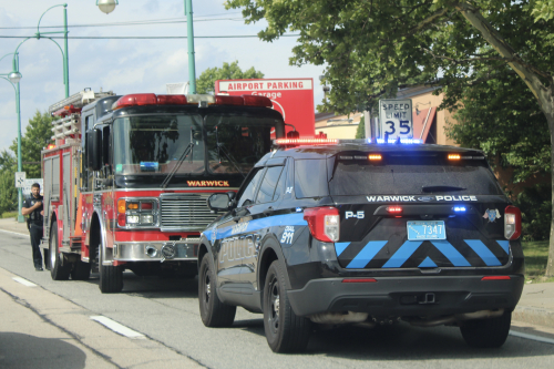 Additional photo  of Warwick Police
                    Cruiser P-5, a 2021 Ford Police Interceptor Utility                     taken by Kieran Egan