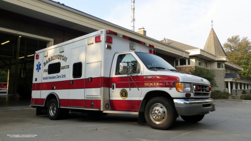 Additional photo  of Barrington Fire
                    Rescue 3, a 2001 Ford E-450/Road Rescue                     taken by Kieran Egan