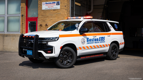 Additional photo  of Boston EMS
                    Squad 90, a 2022 Chevrolet Tahoe                     taken by Kieran Egan