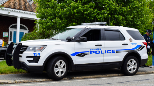 Additional photo  of Swansea Police
                    Cruiser 134, a 2016 Ford Police Interceptor Utility                     taken by Kieran Egan