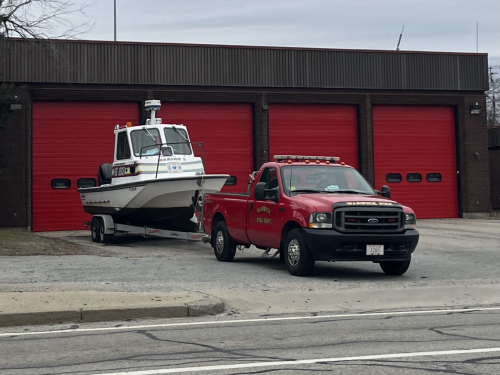 Additional photo  of Warwick Fire
                    Marine 2, a 2009 Boston Whaler                     taken by Kieran Egan