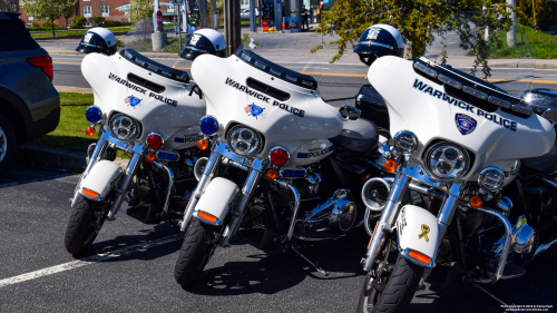 Additional photo  of Warwick Police
                    Motorcycle 7, a 2020-2022 Harley-Davidson Electra Glide                     taken by @riemergencyvehicles