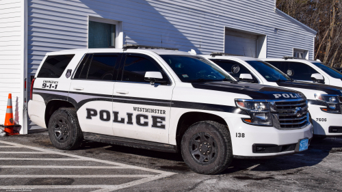 Additional photo  of Westminster Police
                    Cruiser 138, a 2020 Chevrolet Tahoe                     taken by Nicholas You