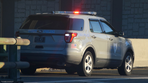 Additional photo  of Rhode Island State Police
                    Cruiser 43, a 2017 Ford Police Interceptor Utility                     taken by Kieran Egan