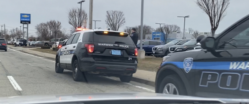 Additional photo  of Warwick Police
                    Cruiser P-21, a 2019 Ford Police Interceptor Utility                     taken by @riemergencyvehicles