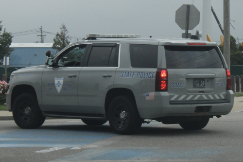 Additional photo  of Rhode Island State Police
                    Cruiser 84, a 2017 Chevrolet Tahoe                     taken by @riemergencyvehicles