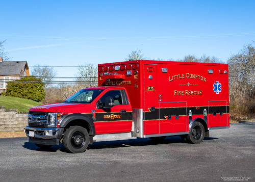 Additional photo  of Little Compton Fire
                    Rescue 2, a 2019 Ford F-550/Life Line                     taken by Kieran Egan