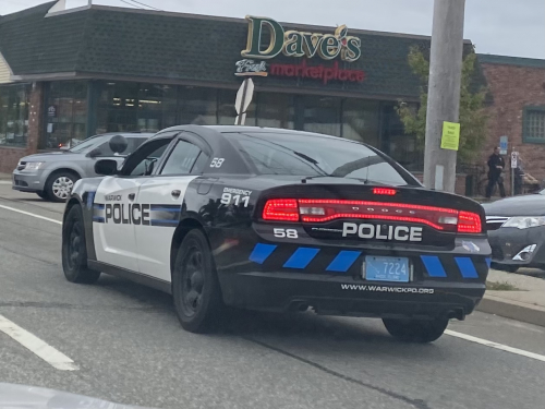 Additional photo  of Warwick Police
                    Cruiser CP-58, a 2014 Dodge Charger                     taken by Kieran Egan