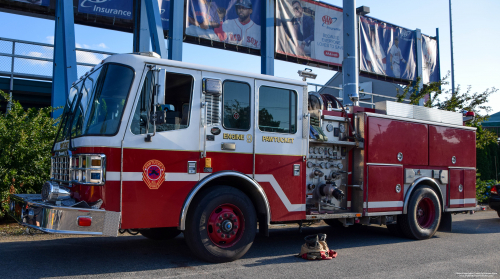 Additional photo  of Pawtucket Fire
                    Engine 9, a 2000 Ferrara Inferno                     taken by Kieran Egan