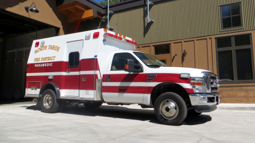 Additional photo  of North Tahoe Fire District
                    Ambulance 53, a 2012 Ford F-350                     taken by Kieran Egan