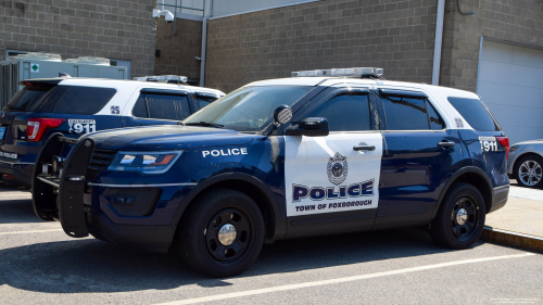 Additional photo  of Foxborough Police
                    Cruiser 30, a 2019 Ford Police Interceptor Utility                     taken by Kieran Egan