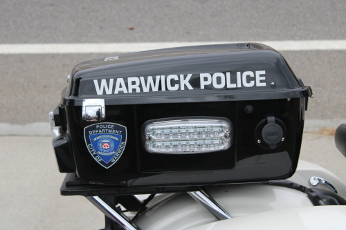 Additional photo  of Warwick Police
                    Motorcycle 2, a 2010-2015 Harley-Davidson Electra Glide                     taken by @riemergencyvehicles