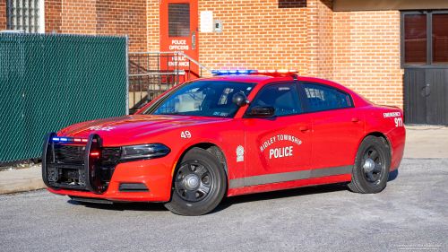 Additional photo  of Ridley Township Police
                    Cruiser 31-49, a 2023 Dodge Charger                     taken by Kieran Egan