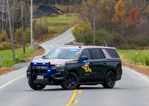 Additional photo  of New Hampshire State Police
                    Cruiser 607, a 2022 Chevrolet Tahoe                     taken by Kieran Egan