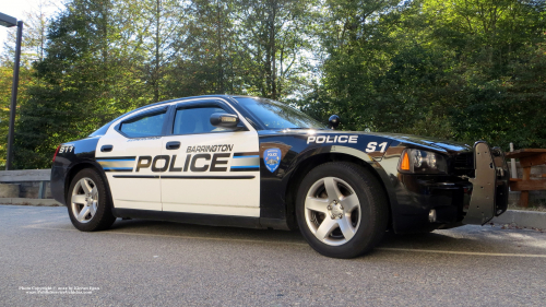 Additional photo  of Barrington Police
                    Supervisor 1, a 2010 Dodge Charger/Go Rhino Push Bumper                     taken by Kieran Egan