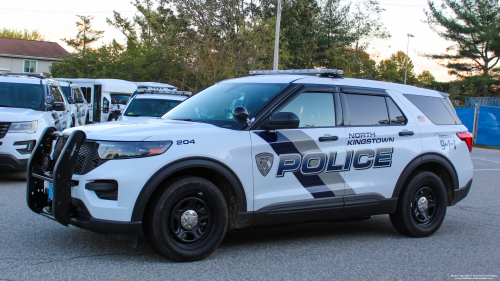 Additional photo  of North Kingstown Police
                    Cruiser 204, a 2021 Ford Police Interceptor Utility                     taken by @riemergencyvehicles