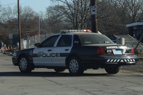 Additional photo  of Warwick Police
                    Cruiser R-72, a 2009-2011 Ford Crown Victoria Police Interceptor                     taken by Kieran Egan