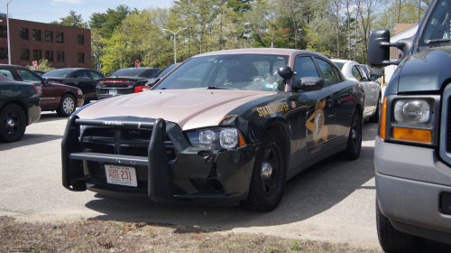 Additional photo  of New Hampshire State Police
                    Cruiser 231, a 2011-2014 Dodge Charger                     taken by Kieran Egan