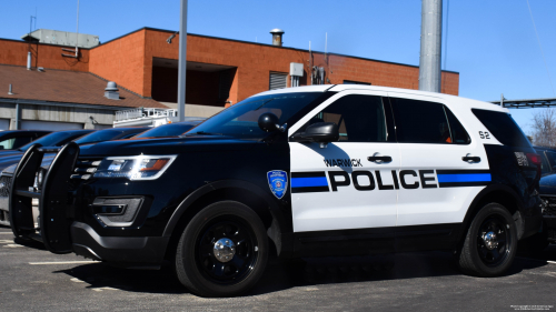 Additional photo  of Warwick Police
                    Cruiser S-2, a 2017 Ford Police Interceptor Utility                     taken by @riemergencyvehicles