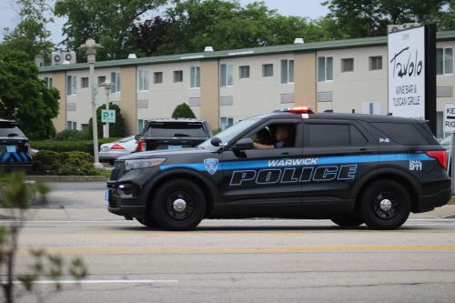 Additional photo  of Warwick Police
                    Cruiser P-6, a 2021 Ford Police Interceptor Utility                     taken by @riemergencyvehicles