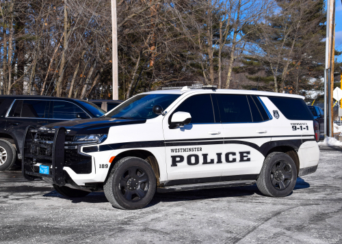 Additional photo  of Westminster Police
                    Cruiser 189, a 2021 Chevrolet Tahoe                     taken by Kieran Egan