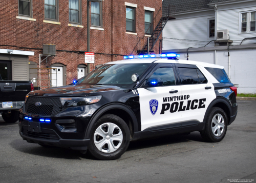 Additional photo  of Winthrop Police
                    Cruiser 91, a 2020 Ford Police Interceptor Utility                     taken by Kieran Egan