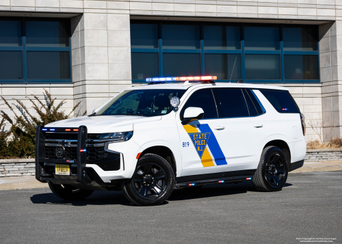 Additional photo  of New Jersey State Police
                    Cruiser 819, a 2022 Chevrolet Tahoe                     taken by Kieran Egan