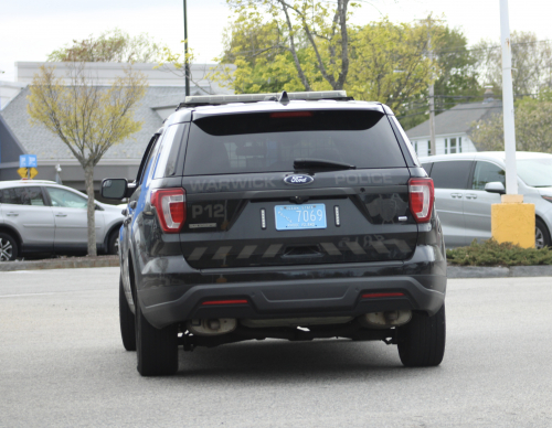 Additional photo  of Warwick Police
                    Cruiser P-12, a 2019 Ford Police Interceptor Utility                     taken by @riemergencyvehicles