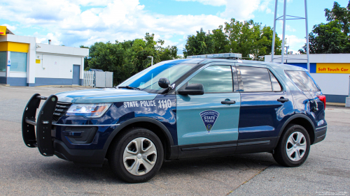 Additional photo  of Massachusetts State Police
                    Cruiser 1110, a 2018 Ford Police Interceptor Utility                     taken by Kieran Egan