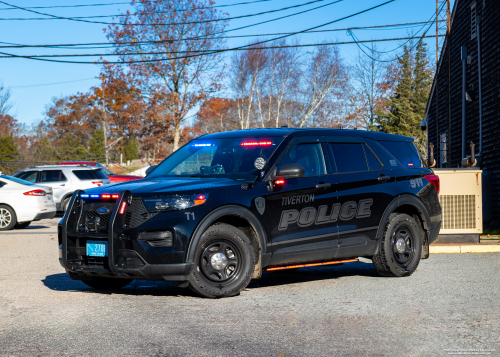 Additional photo  of Tiverton Police
                    Cruiser T1, a 2023 Ford Police Interceptor Utility                     taken by Kieran Egan