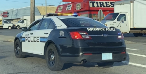 Additional photo  of Warwick Police
                    Cruiser R-77, a 2015 Ford Police Interceptor Sedan                     taken by @riemergencyvehicles