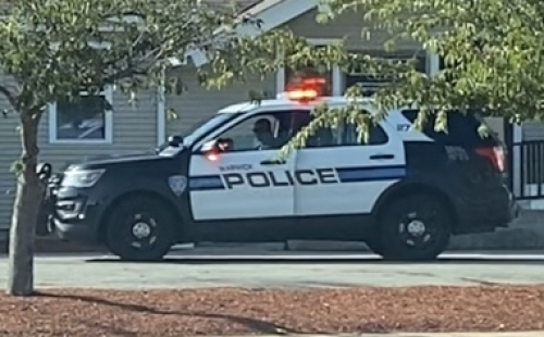 Additional photo  of Warwick Police
                    Cruiser P-27, a 2019 Ford Police Interceptor Utility                     taken by Kieran Egan