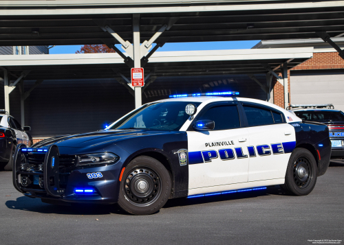 Additional photo  of Plainville Police
                    Cruiser 303, a 2018 Dodge Charger                     taken by Kieran Egan