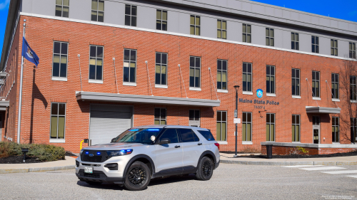 Additional photo  of Maine State Police
                    Cruiser 704, a 2020 Ford Police Interceptor Utility Hybrid                     taken by Kieran Egan