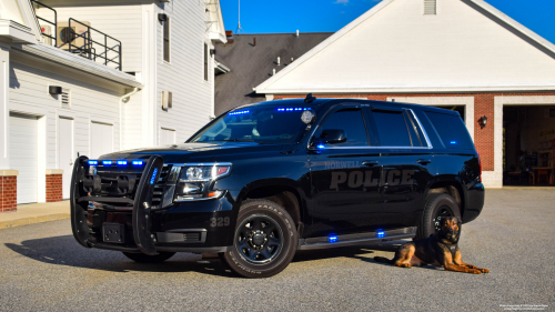 Additional photo  of Norwell Police
                    Cruiser 329, a 2019 Chevrolet Tahoe                     taken by Kieran Egan