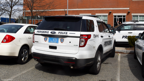 Additional photo  of Providence Police
                    Cruiser 470, a 2015 Ford Police Interceptor Utility                     taken by Kieran Egan
