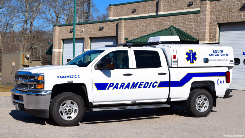 Additional photo  of South Kingstown EMS
                    Paramedic 2, a 2019 Chevrolet Silverado 2500HD                     taken by Kieran Egan