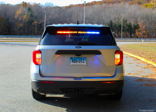 Additional photo  of Connecticut State Police
                    Cruiser 406, a 2020 Ford Police Interceptor Utility Hybrid                     taken by Kieran Egan