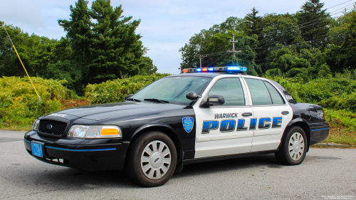 Additional photo  of Warwick Police
                    Cruiser R-84, a 2011 Ford Crown Victoria Police Interceptor                     taken by @riemergencyvehicles