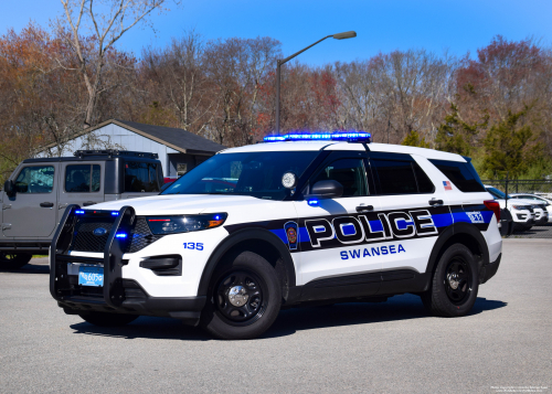 Additional photo  of Swansea Police
                    Cruiser 135, a 2021 Ford Police Interceptor Utility                     taken by Kieran Egan