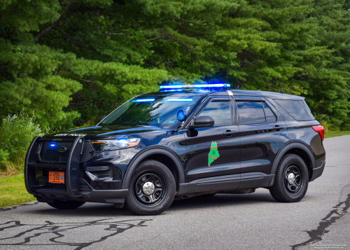 Additional photo  of Maine State Police
                    Cruiser 310, a 2021 Ford Police Interceptor Utility                     taken by Kieran Egan