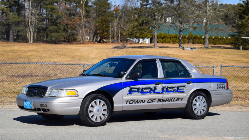 Additional photo  of Berkley Police
                    Cruiser 503, a 2011 Ford Crown Victoria Police Interceptor                     taken by Kieran Egan