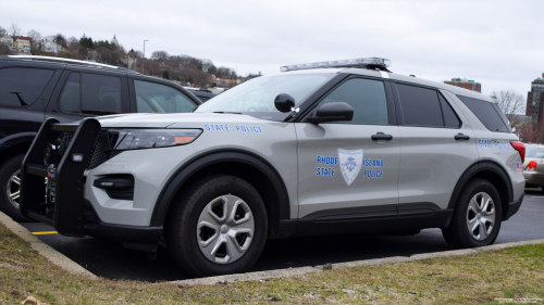 Additional photo  of Rhode Island State Police
                    Cruiser 24, a 2020 Ford Police Interceptor Utility                     taken by Kieran Egan